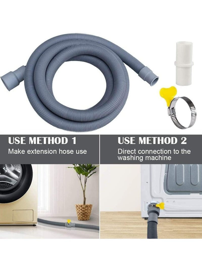 Oasisgalore Universal 2m Drain Hose Extension Pipe Kit for Washing Machine, Tumble Dryer, Dishwasher  - Image 5
