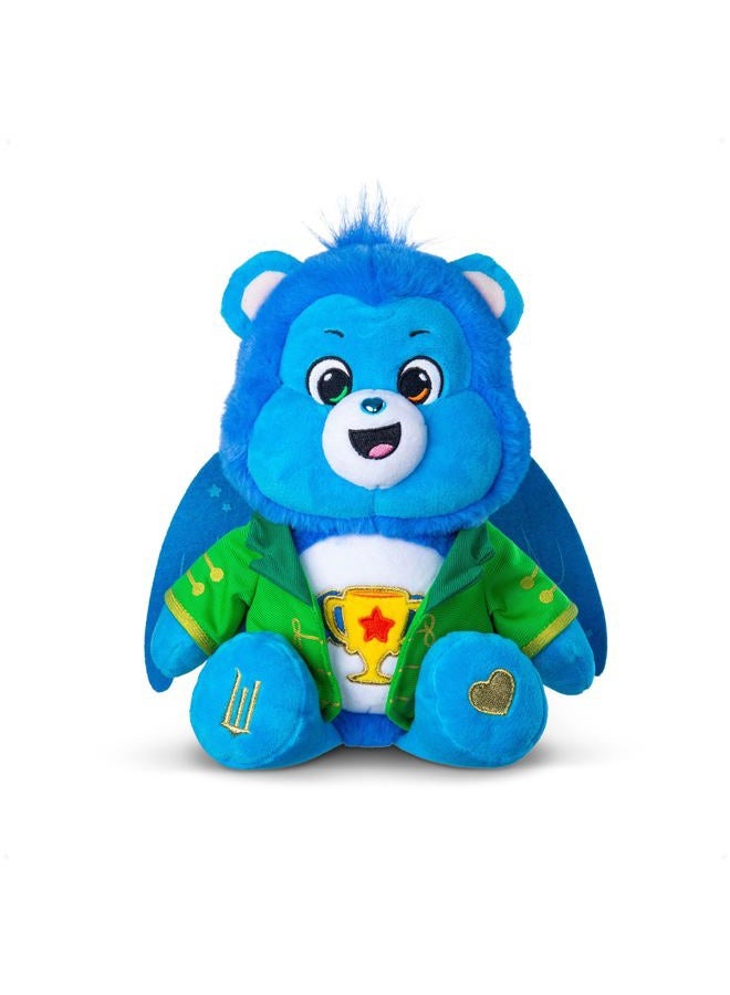 Care Bears Basic Fun Care Bears Wicked 22 cm Cuddly Toy - Champ Bear as Chistery - Limited Edition Collector's Toy for Children & Fans - Image 1