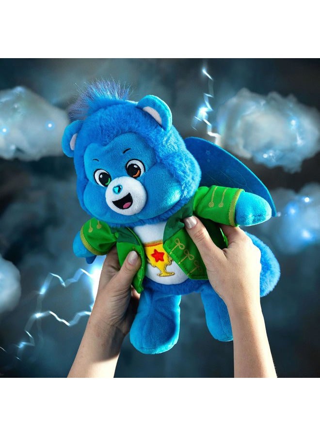 Care Bears Basic Fun Care Bears Wicked 22 cm Cuddly Toy - Champ Bear as Chistery - Limited Edition Collector's Toy for Children & Fans - Image 2