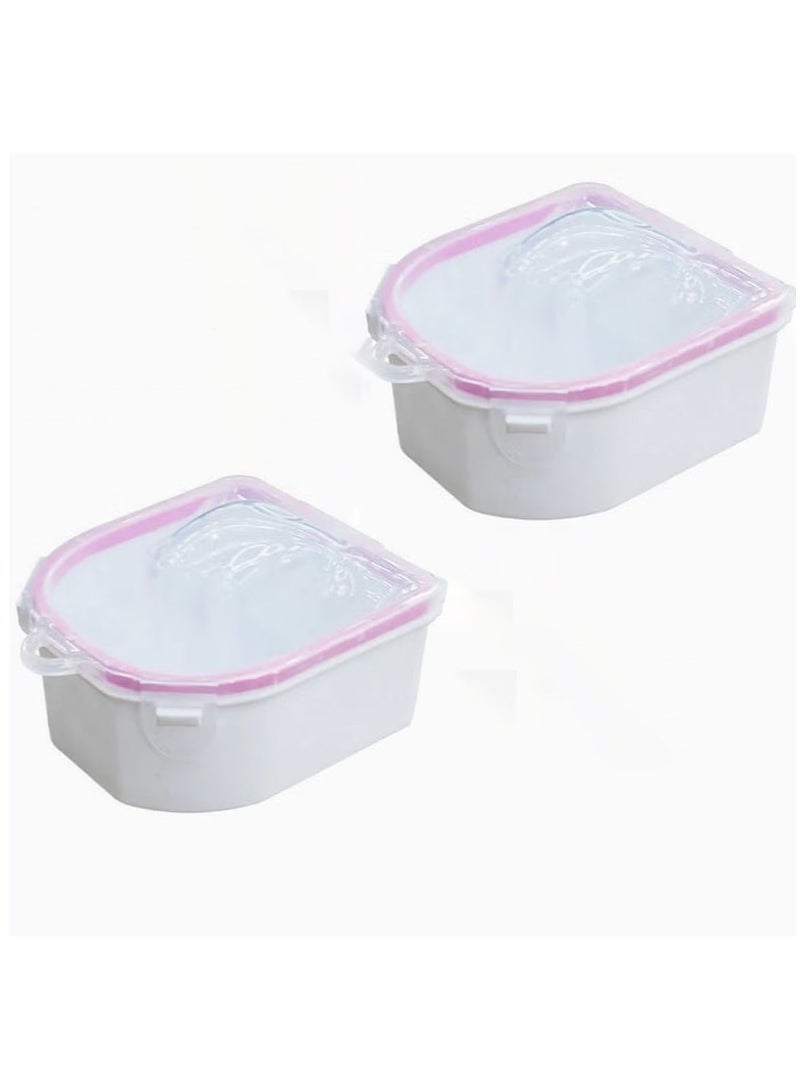 2 PCS  Nail Soaking Bowl Nail Art Polish Remover Soak Hand Bowl Manicure Spa Soaker Acetone Safe - Image 4