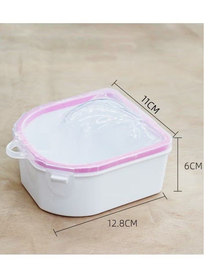 2 PCS  Nail Soaking Bowl Nail Art Polish Remover Soak Hand Bowl Manicure Spa Soaker Acetone Safe - Image 3