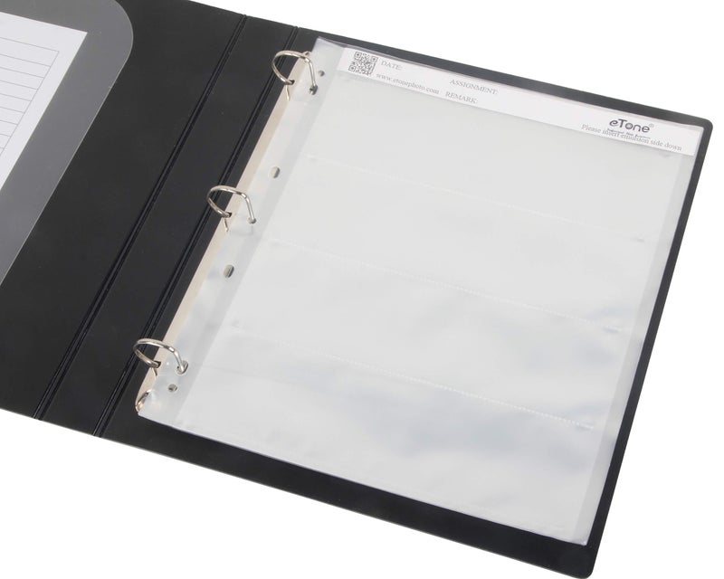 eTone 100x eTone Archival Storage Sheets 120 Negative Page Preservers (100x120) - Image 3