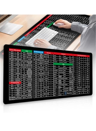 Keyboard Pad, Super Large Anti-Slip Keyboard Pad, with Office Software Shortcuts Pattern, Office Shortcut Mouse Pad, Mousepads for Desk, Mouse and Keyboard Pad, 15.7x35.43in - pzsku/ZA39B899BE45EAD596480Z/45/_/1698630900/43c16e63-7ed2-46d1-9356-225693c44f91