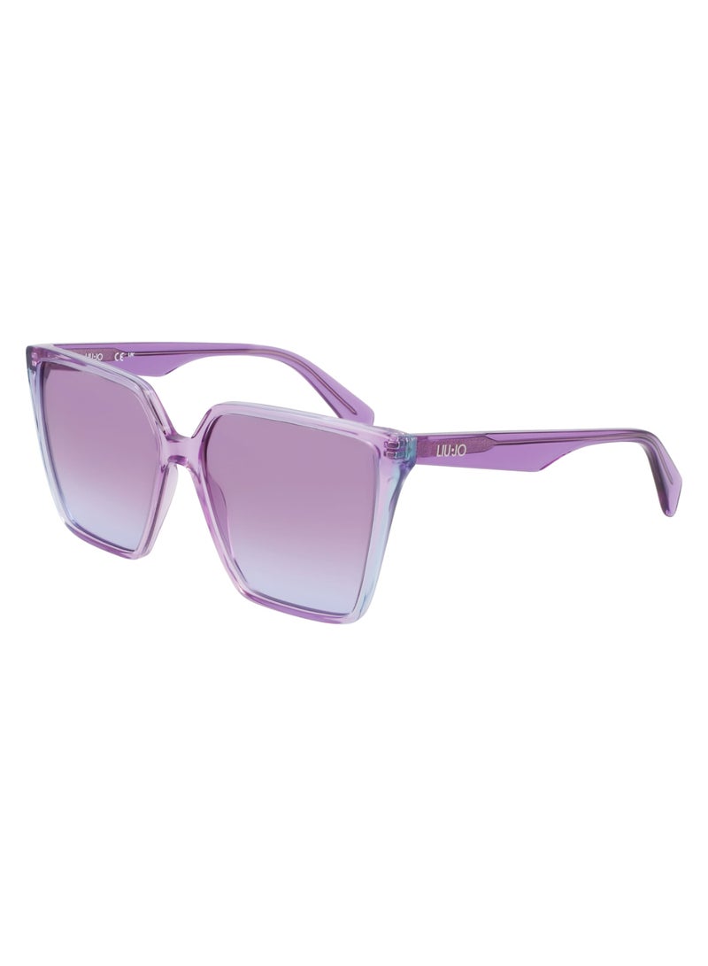 Liu Jo FULL RIM ACETATE ACETATE LIU JO SUNS LJ798S 5814 (518) LILAC/GREEN - Image 1