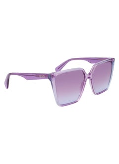 Liu Jo FULL RIM ACETATE ACETATE LIU JO SUNS LJ798S 5814 (518) LILAC/GREEN  - Image 3