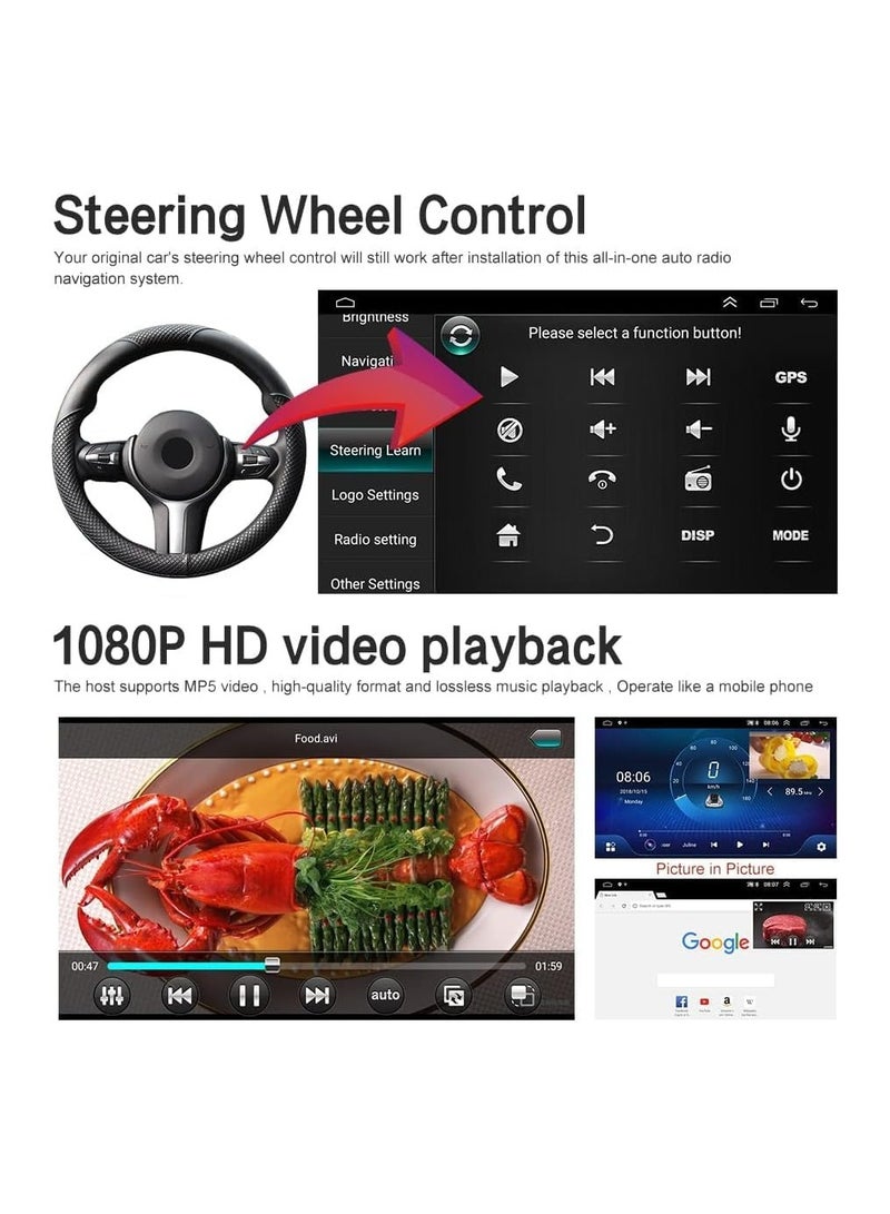 SHEZA STAR Android Car Stereo for TOYOTA AVANZA 2010-2016 2GB RAM 32GB ROM 9 Inch Support Apple Carplay MirrorLink WiFi BT, 2.5D IPS Touch Screen with AHD Camera Included - Image 3