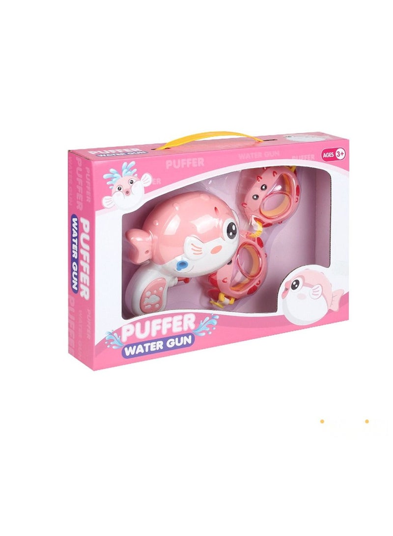 STEM Shark Water Gun with Shark Shape Mirror - 3+ Ages - Pink Color - Image 1