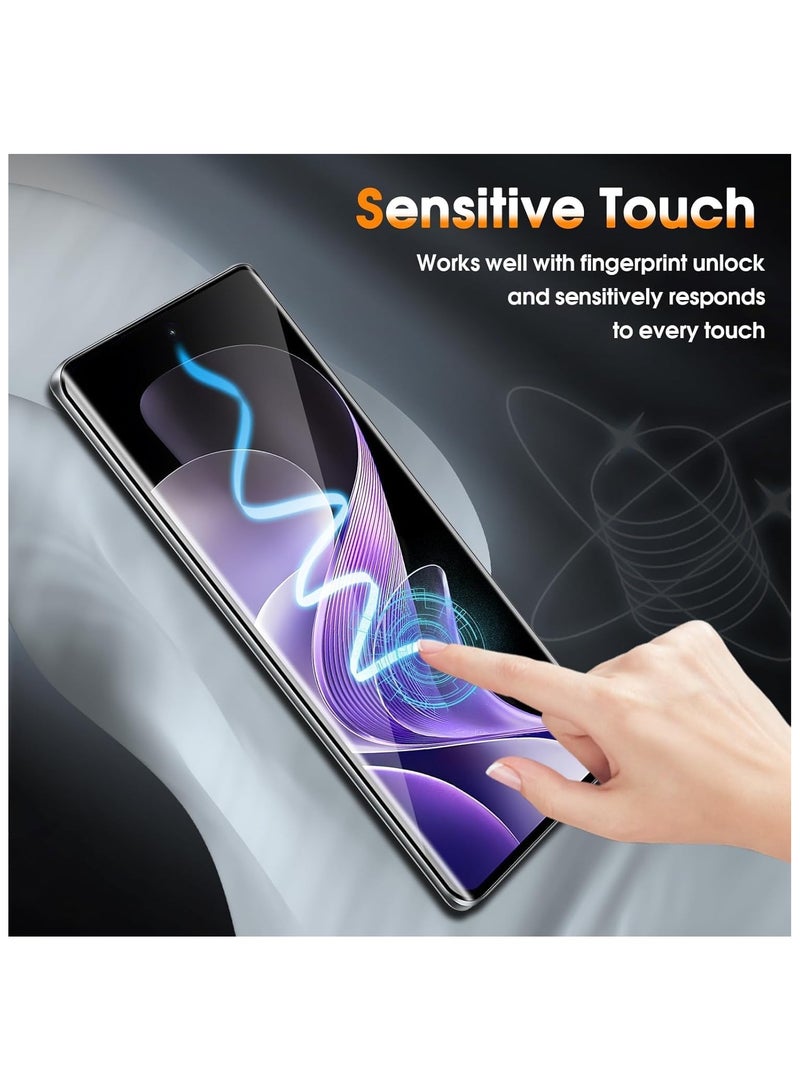General Screen Protector Compatible with VIVO V40 Pro, [2 Pack] Tempered Glass + [2 Pack] Camera Lens Protector, 9H Hardness HD Anti-Scratch Protective Film  - Image 1