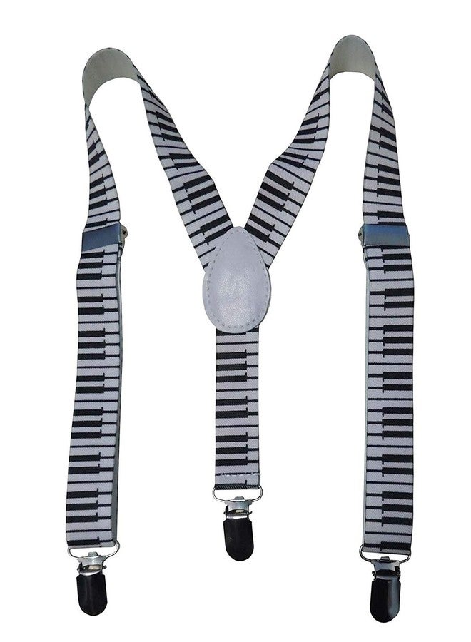 Riyasat رياسة - حمالة أطفال قابلة للتعديل بتصميم خطوط بالأبيض والأسود على شكل Y مع ربطة عنق متطابقة - Image 2