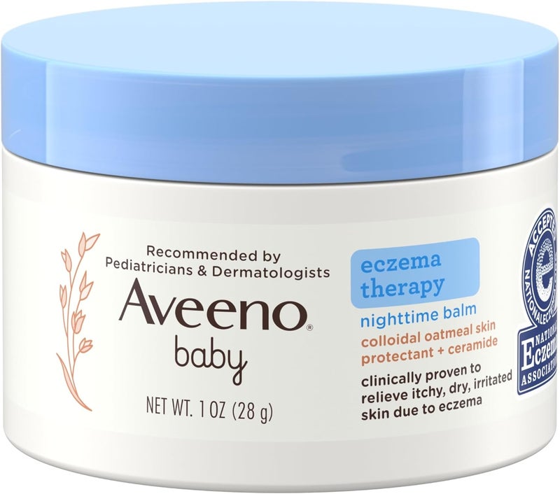 Aveeno Baby Aveeno Baby Eczema Therapy Nighttime Balm with Colloidal Oatmeal, Travel Size, 1 oz