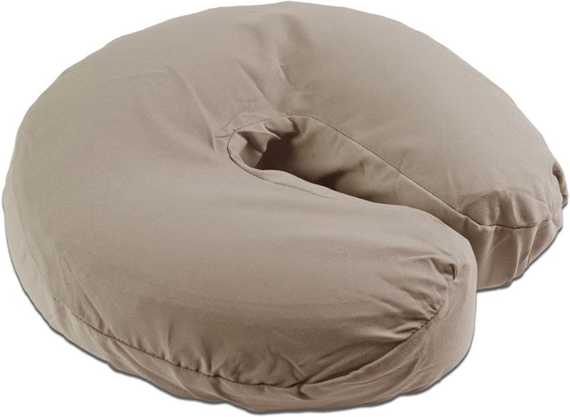 Body Linen Tranquility Microfiber Massage Face Rest Covers for Massage Tables and Chairs  Durable Lightweight and Extra Soft Microfiber Face Cradle Covers  10 Pack Walnut