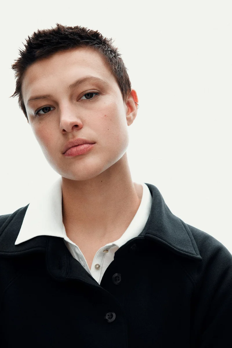 H&M Oversized polo sweatshirt