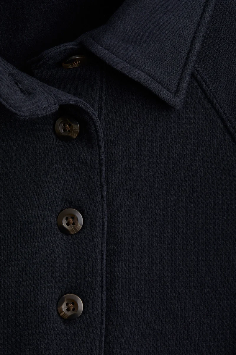 H&M Oversized polo sweatshirt