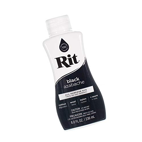 Rit Dye Liquid – Wide Selection of Colors – 8 Oz. (Black) - Image 2