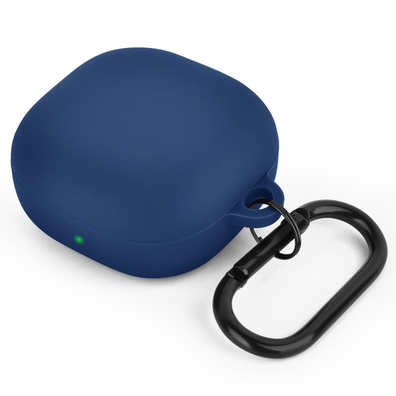 AIRSPO Silicone Case Compatible for Samsung Galaxy Buds 2 Pro/Galaxy Buds2/ Galaxy Buds Pro/Galaxy Buds Pro 2/ Galaxy Buds Live/Galaxy Buds FE Cases (Dark Blue) - Image 1