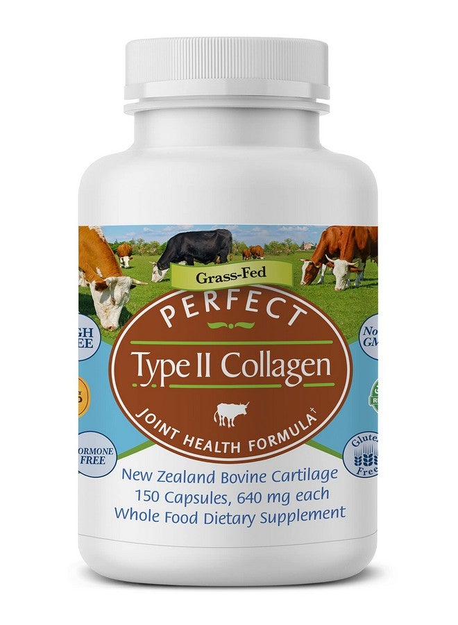 Perfect Supplements - Perfect Type II Collagen - 150 Capsules - All Natural Type II Collagen - Pasture Raised - Joint Health Support - Image 1