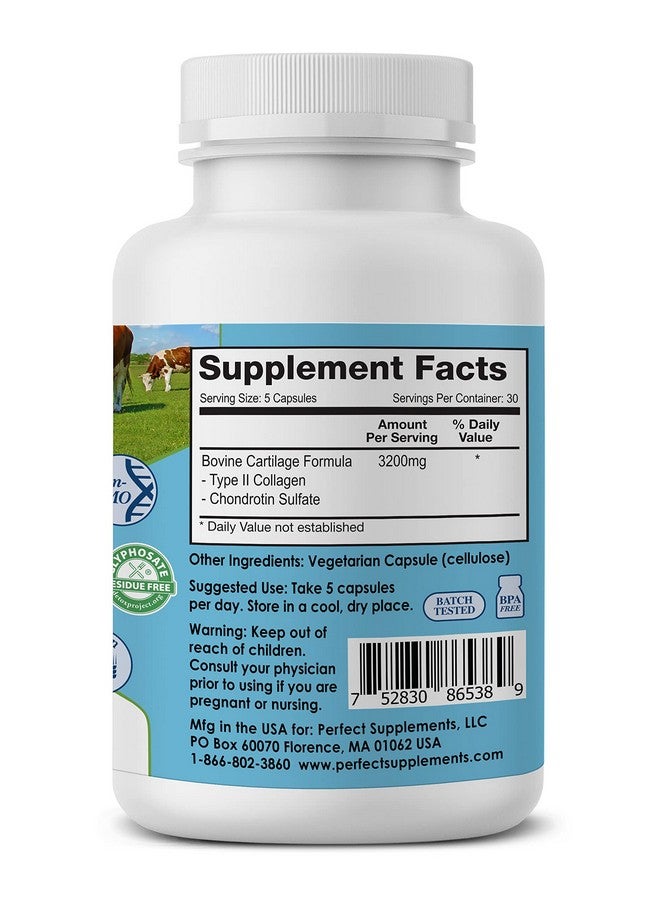 Perfect Supplements - Perfect Type II Collagen - 150 Capsules - All Natural Type II Collagen - Pasture Raised - Joint Health Support - Image 2