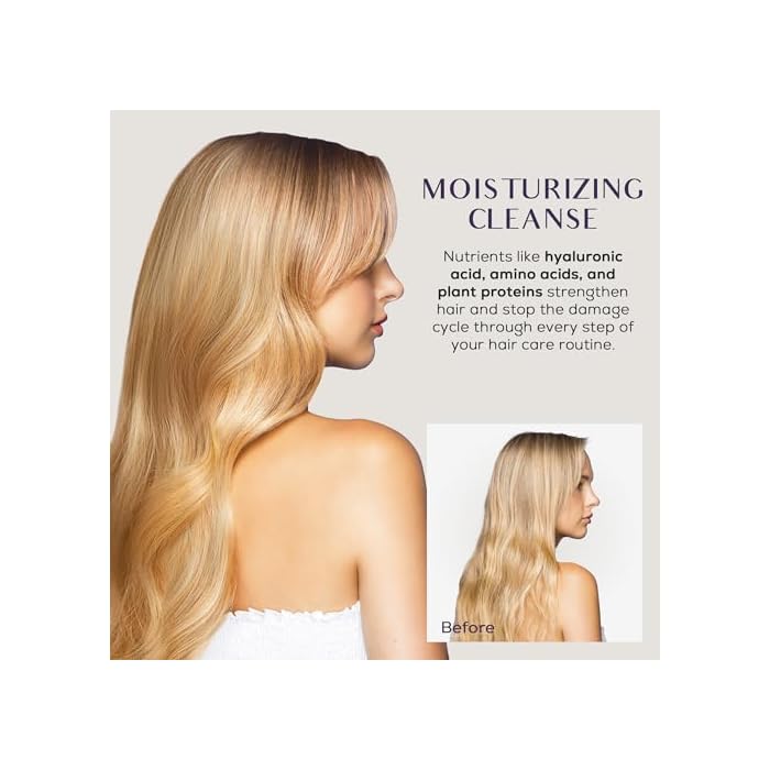 SUTRA Heat Guard Hair Shampoo for Frizzy, Dry & Damaged Hair - Thermal Protecting Shampoo Hydrates, Protects & Repairs Against Heat with Hyaluronic Acid - Anti-Frizz Haircare Products - Image 3