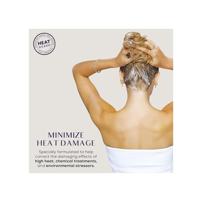 SUTRA Heat Guard Hair Shampoo for Frizzy, Dry & Damaged Hair - Thermal Protecting Shampoo Hydrates, Protects & Repairs Against Heat with Hyaluronic Acid - Anti-Frizz Haircare Products - Image 2