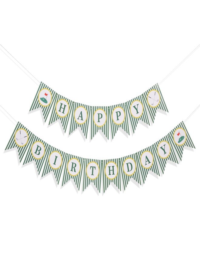 بيديد لافتة عيد ميلاد سعيد للجولف - زينة حفلة الجولف للسنة الأولى، لافتة حفلة ضربة واحدة، لافتة ضربة واحدة للسنة الأولى (اللافتة رقم 3) - Image 3