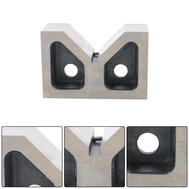 Cast Iron V Block Set 4 x 2 5 8 x 1 5 8 Inch Matched Pair 0 0005 Tolerance - Image 3