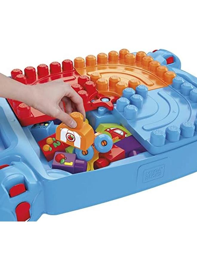 MEGA First Builders Build And Learn Table With Big Building Blocks Building Toys For Toddlers 30 Pieces  - Image 4