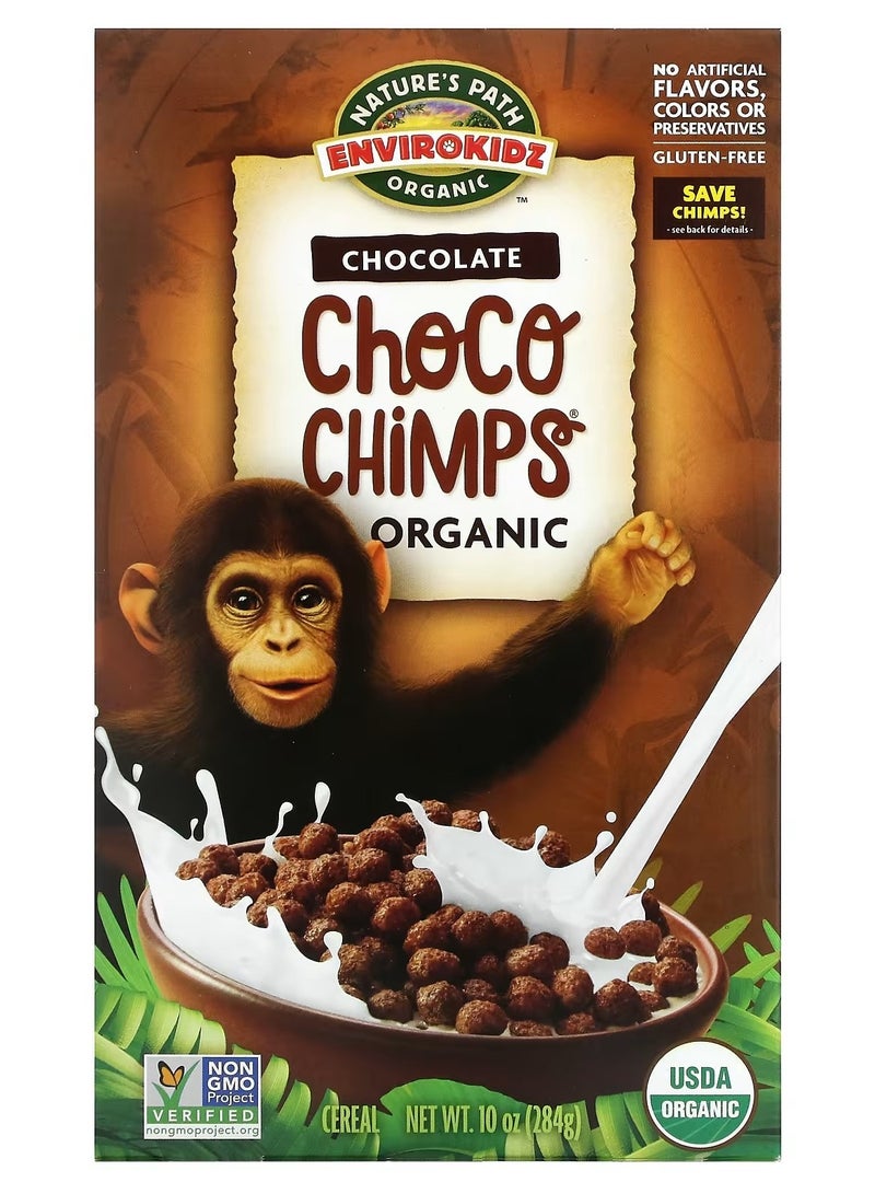 Nature's Path, EnviroKidz, Organic Chocolate Choco Chimps, 10 oz (284 g)