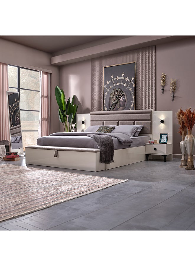 Home Box مجموعة غرفة نوم سوهو كينج المكونة من 6 قطع 209 × 120 × 185 سم - Image 1