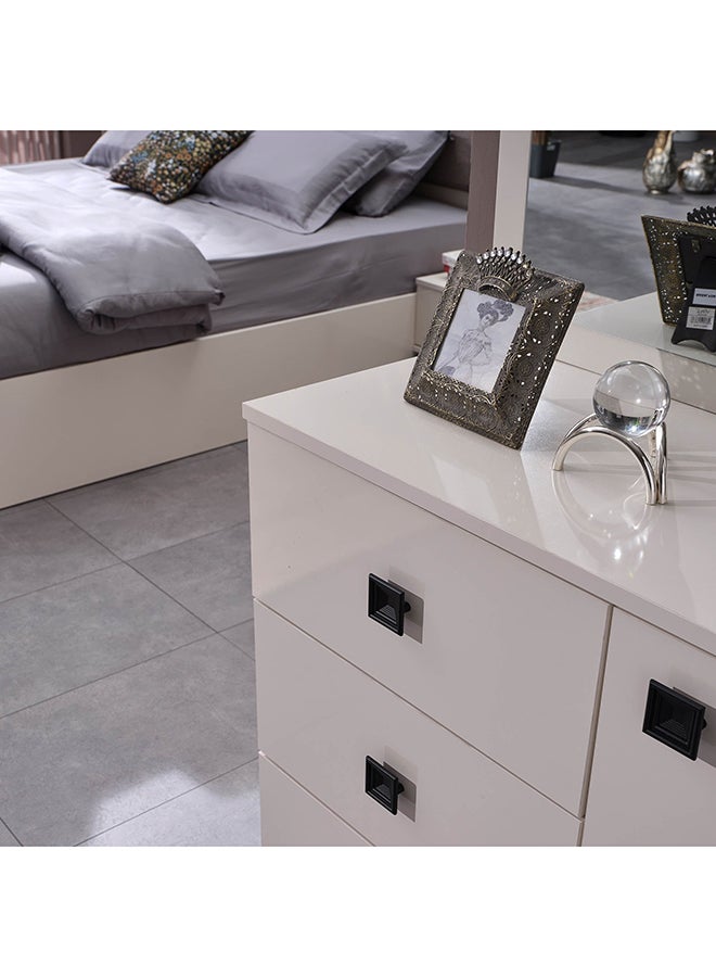 Home Box مجموعة غرفة نوم سوهو كينج المكونة من 6 قطع 209 × 120 × 185 سم - Image 2