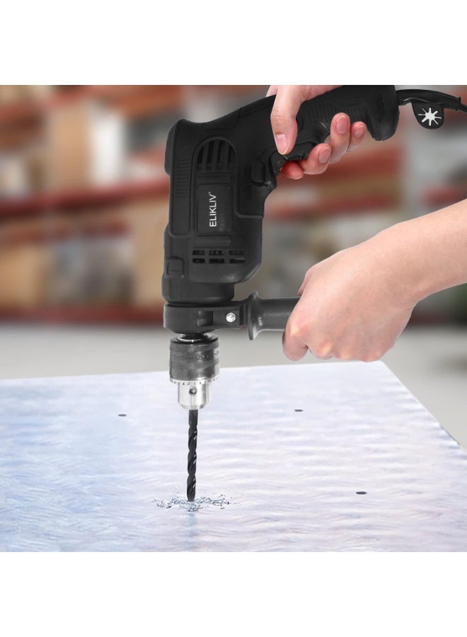 ELIKLIV Household Electric Drill, 220V Impact Drill, Multifunctional Power Tool, Electric Hand Drill for Small Electric Hammer - Image 2