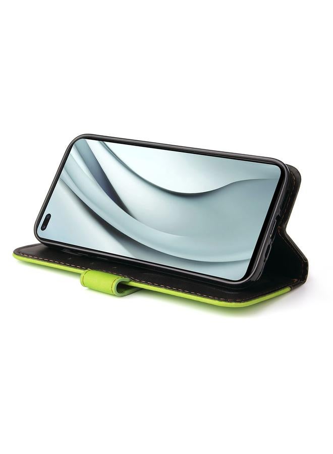 Zaboon Case For Infinix Note 8 Business Stitching-Color Horizontal Flip PU Leather Case with Holder & Card Slots & Photo Frame - Image 5