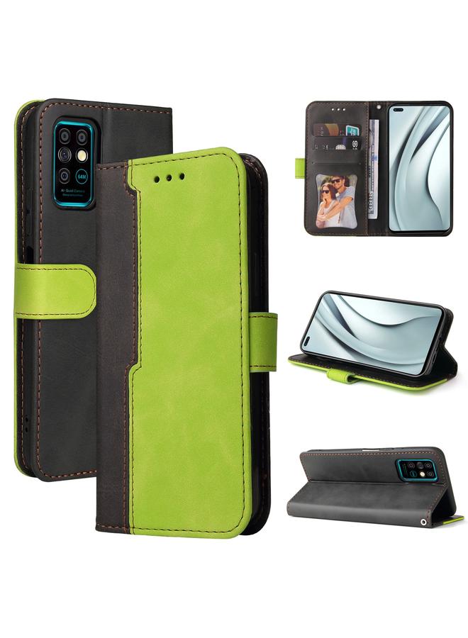 Zaboon Case For Infinix Note 8 Business Stitching-Color Horizontal Flip PU Leather Case with Holder & Card Slots & Photo Frame - Image 1