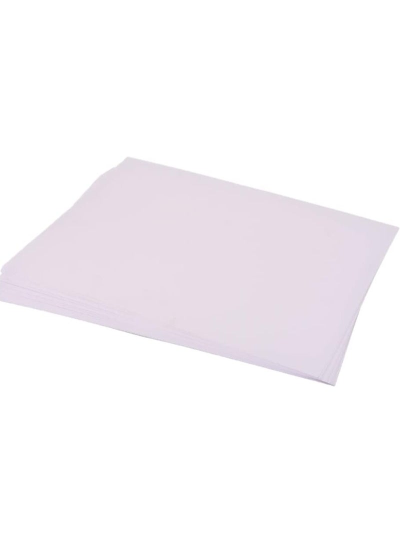JOJO 50-Piece Self Adhesive Clear Sticker Waterproof Inkjet Printing Film A4  - Image 1