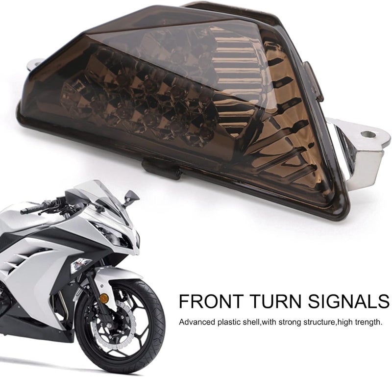 Topteng Motorcycle Front LED Turn Signal Light Lamp for Kawasaki Ninja Series - Image 5