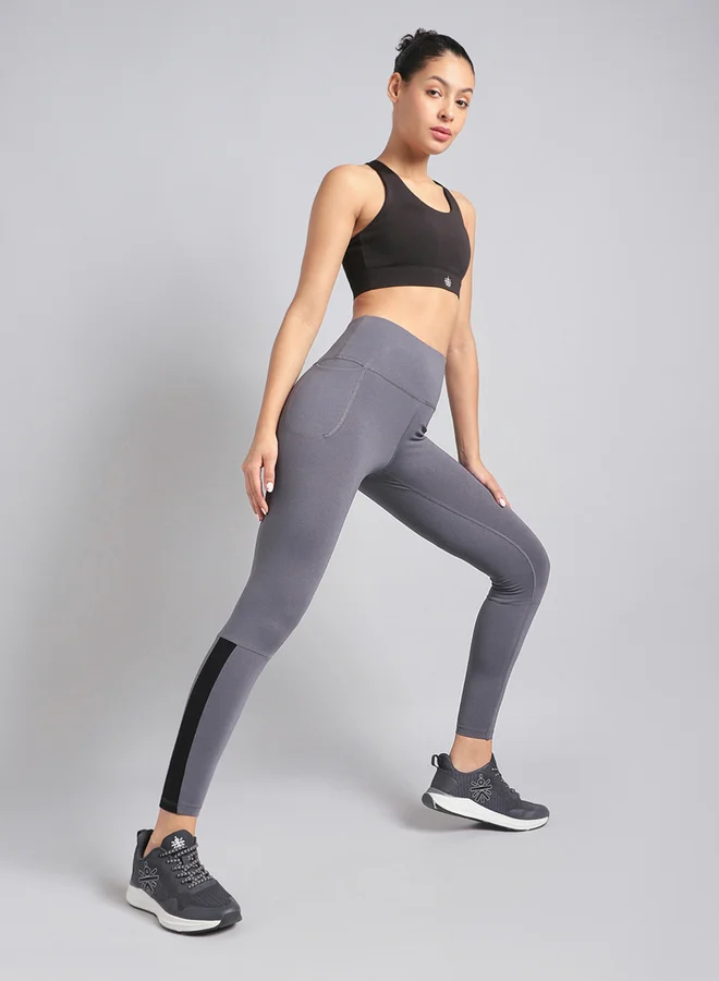 Cult  Women Grey Step Up Cotton Leggings for Women | Best Price UAE