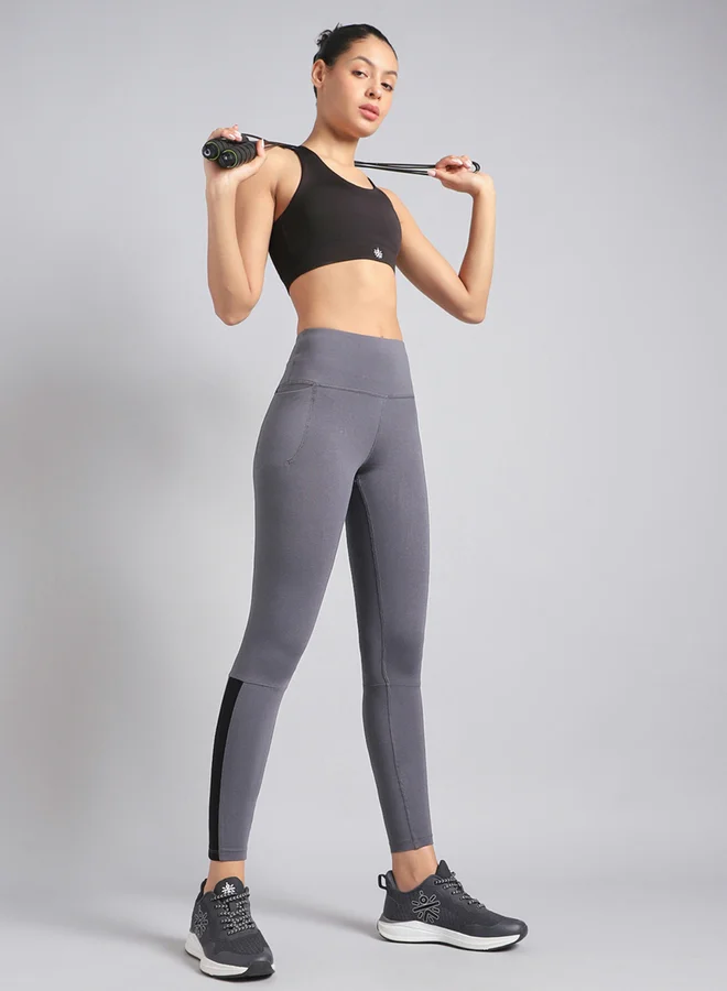 Cult  Women Grey Step Up Cotton Leggings for Women | Best Price UAE