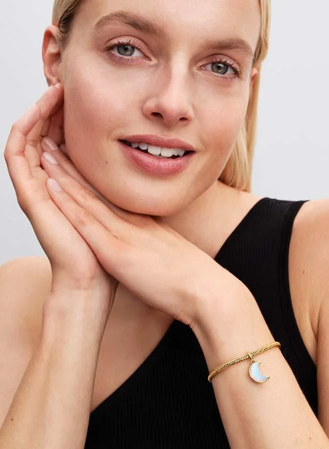 PANDORA  Sparkling Crescent Moon Dangle Charm for Women | Best Price UAE