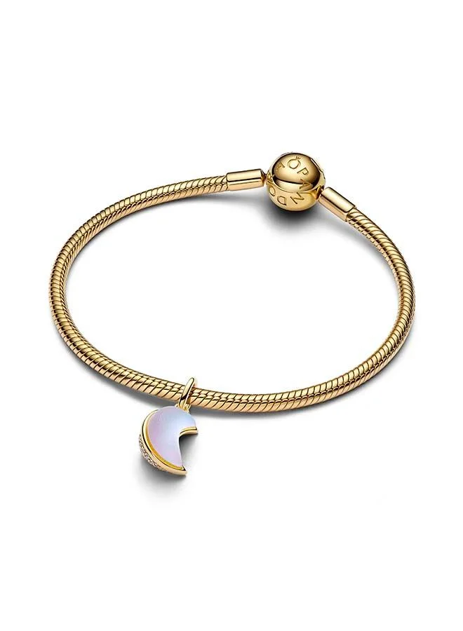 PANDORA  Sparkling Crescent Moon Dangle Charm for Women | Best Price UAE