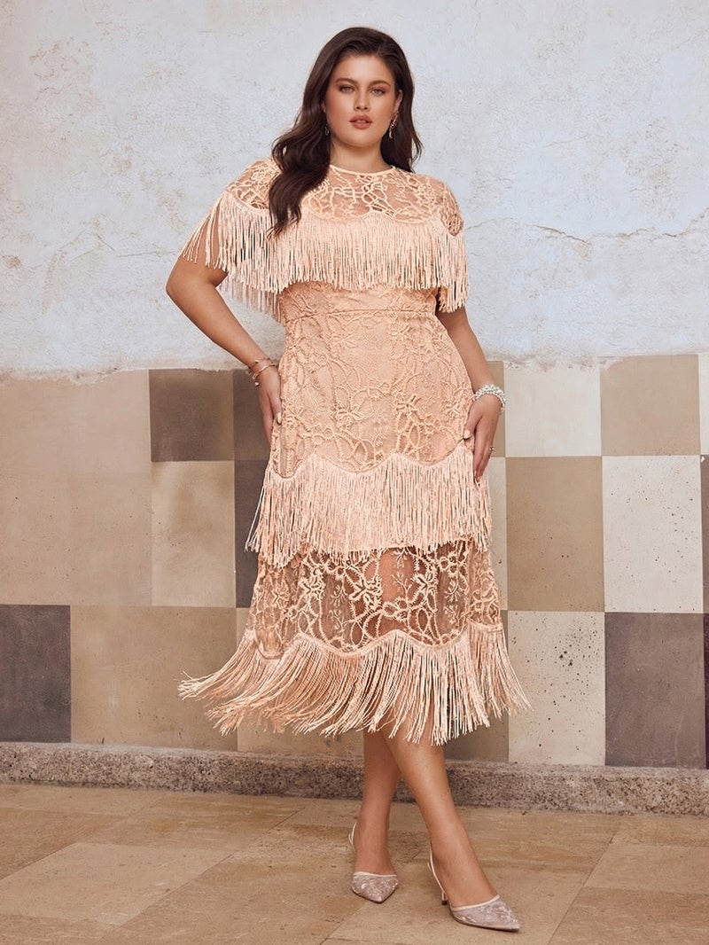 SIMPLEE Elegant Midi Dress for Women | Perfect for cocktail parties, holiday weddings, evening gowns, casual summer parties, and beach vacations. - Image 1