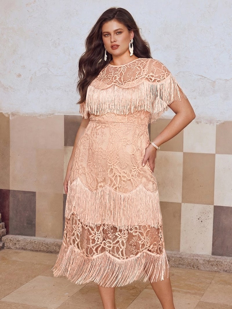 SIMPLEE Elegant Midi Dress for Women | Perfect for cocktail parties, holiday weddings, evening gowns, casual summer parties, and beach vacations. - Image 5