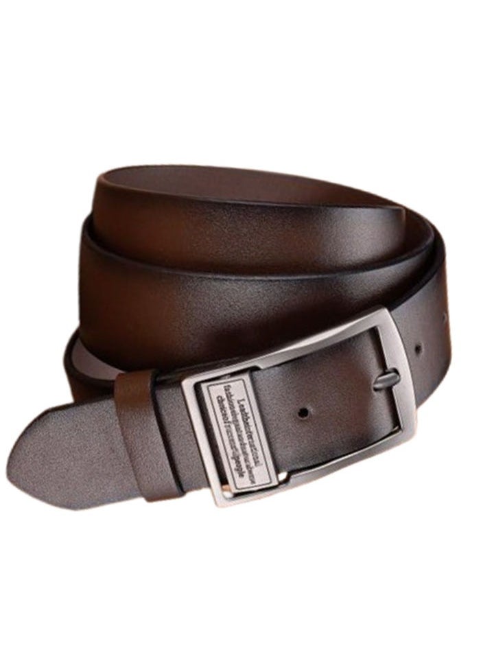 Generic Men's Leather Belt 130cm Long, 3.8cm Wide  - Image 3