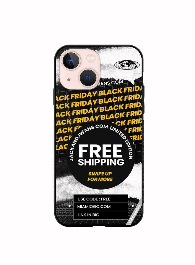 VR CREATIVE Protective Case Cover For Apple iPhone 14 Plus Black Friday Design Multicolour - Image 1