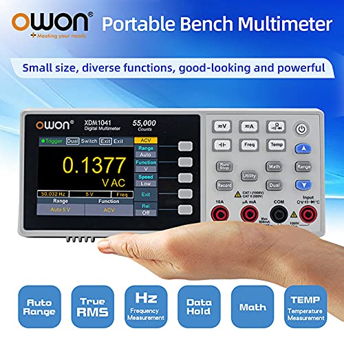 OWON XDM1041 Bench-Type Digital Multimeter True RMS High Accuracy Universal Desktop Multimeters - Image 2