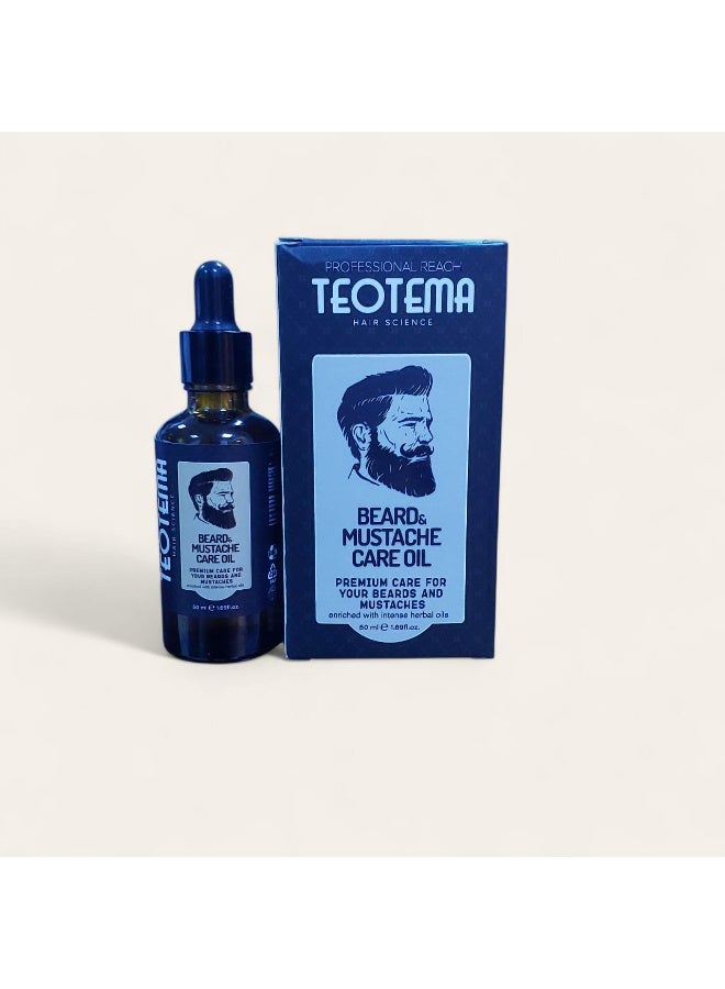 Teotema Beard and Mustache Care Oil Premium Care For Your Beard and Mustaches 50ml - Image 4