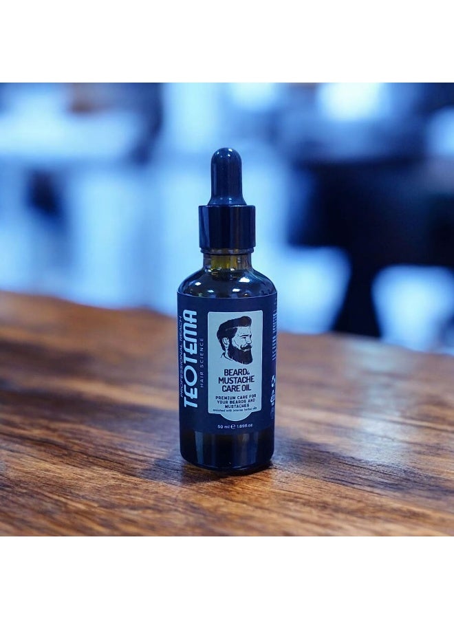 Teotema Beard and Mustache Care Oil Premium Care For Your Beard and Mustaches 50ml - Image 5