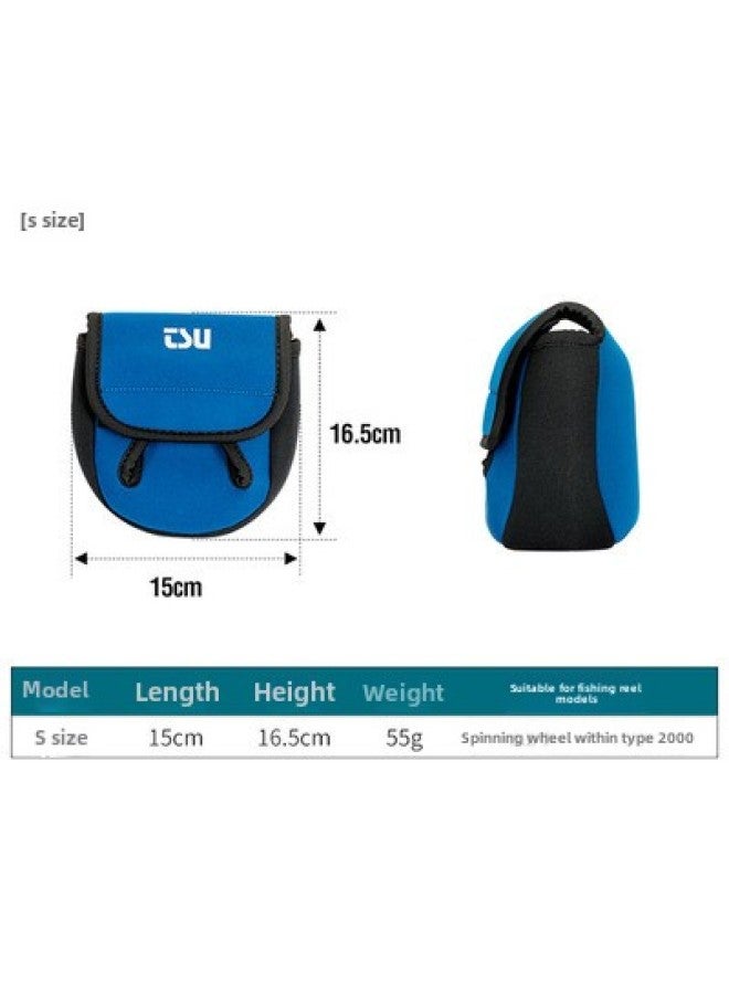 Fishing House Spinning Wheel Bag Thickened Portable Fishing Reel Bag Lure Wheel Bag Special Dustproof Lure Wheel Protective Cover-Color:S Size Spinning Wheel Bag  - Image 1