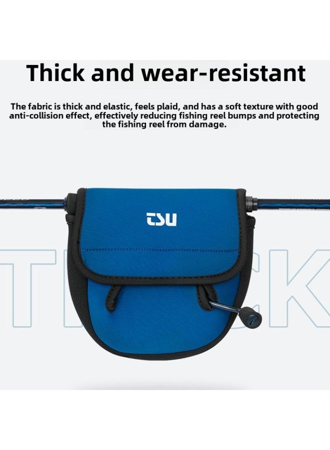 Fishing House Spinning Wheel Bag Thickened Portable Fishing Reel Bag Lure Wheel Bag Special Dustproof Lure Wheel Protective Cover-Color:S Size Spinning Wheel Bag  - Image 3