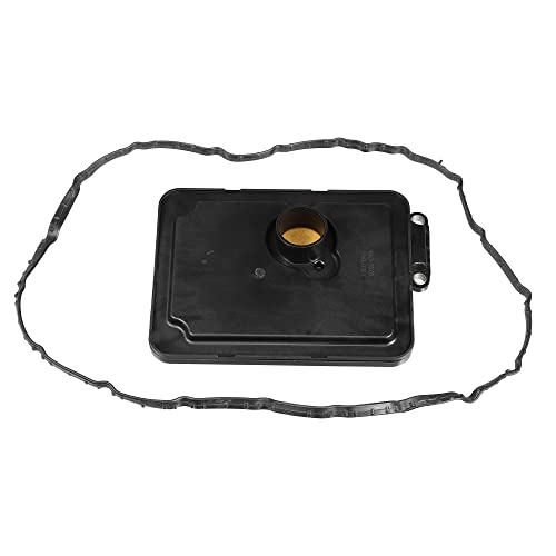 X AUTOHAUX 46321-3B600 463213B600 Car Transmission Filter Oil Pan Gasket Set for Hyundai Accent 2012-2017 for Hyundai Elantra 2011-2016 Plastic Black - Image 1
