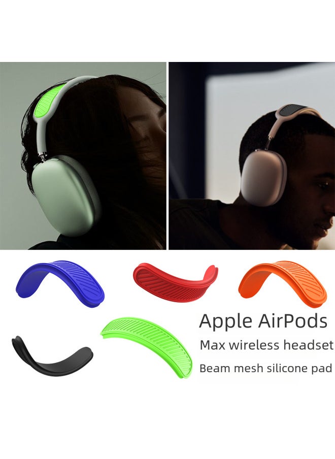 Generic - Suitable For Apple AirPods Max Wireless Bluetooth Headset Beam Silicone Protective Cover Dustproof Protective Net-Color:T1 Light Purple-Applicable Model:For Apple AirPods Max - Image 1