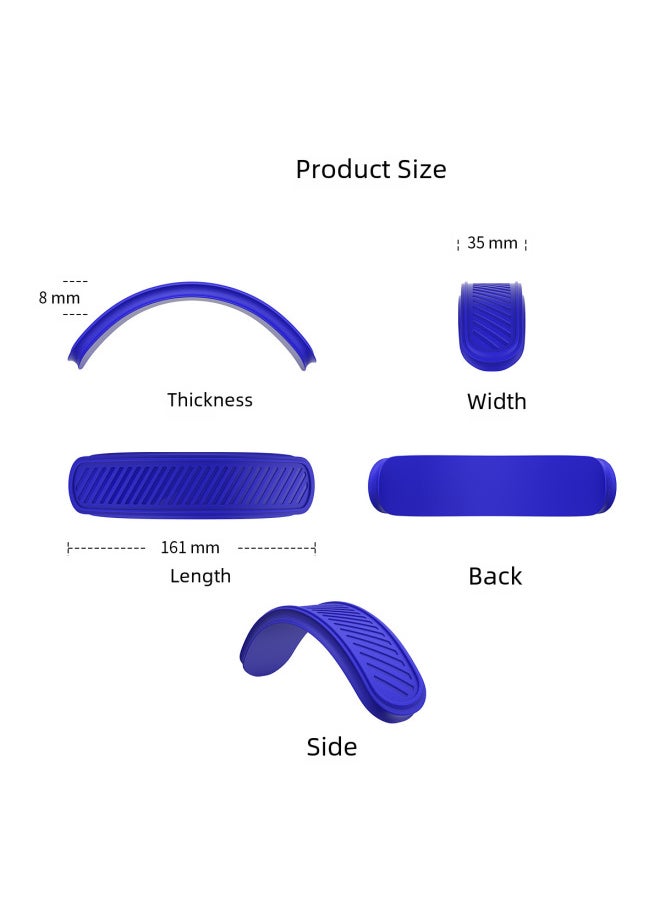 Generic - Suitable For Apple AirPods Max Wireless Bluetooth Headset Beam Silicone Protective Cover Dustproof Protective Net-Color:T1 Light Purple-Applicable Model:For Apple AirPods Max - Image 1